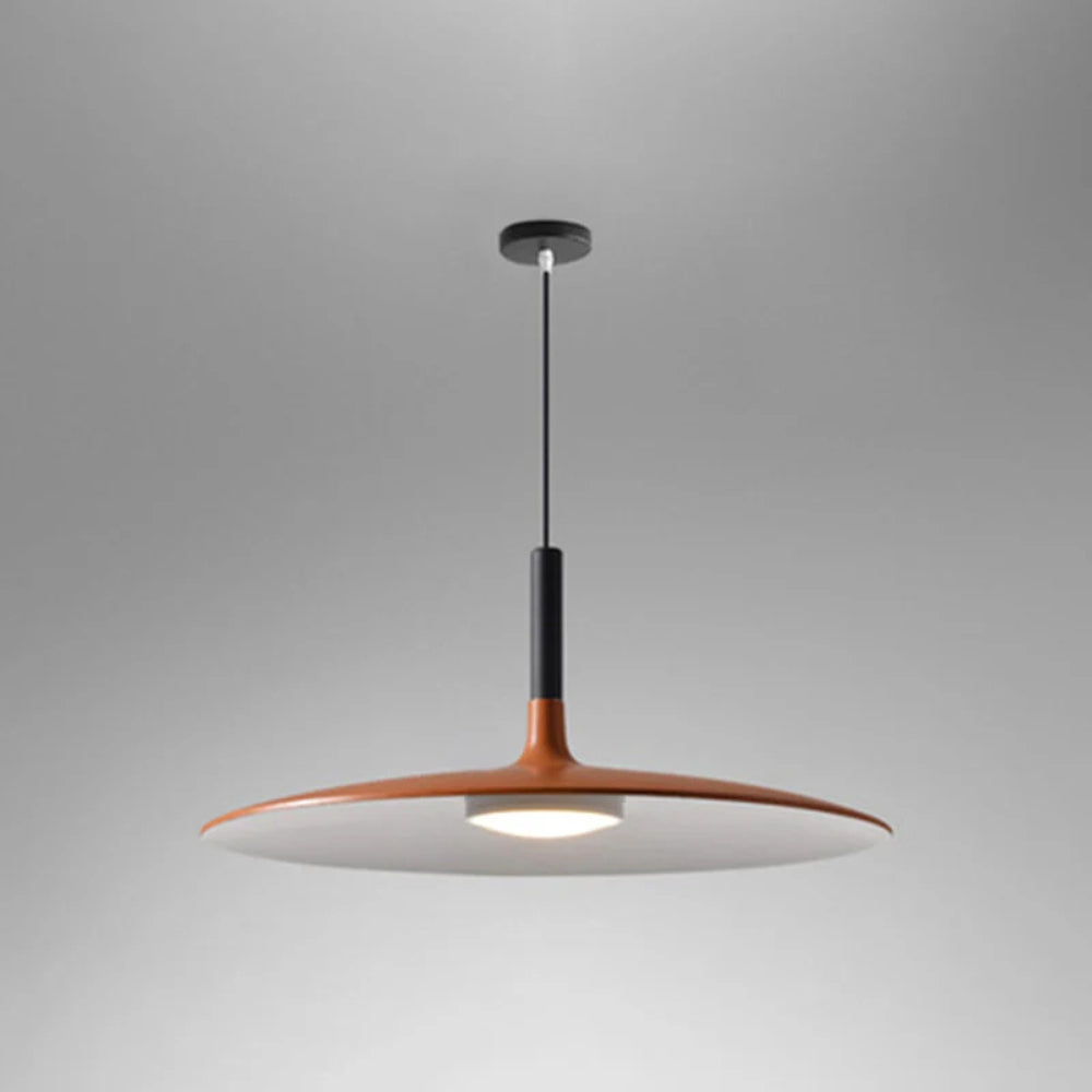 Modern LED Metal Saucer Pendant Light Indoor | Lunora