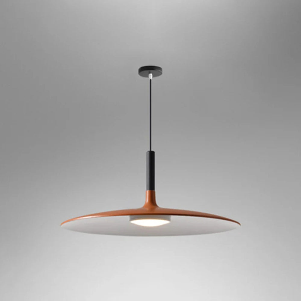 Modern LED Metal Saucer Pendant Light Indoor | Lunora