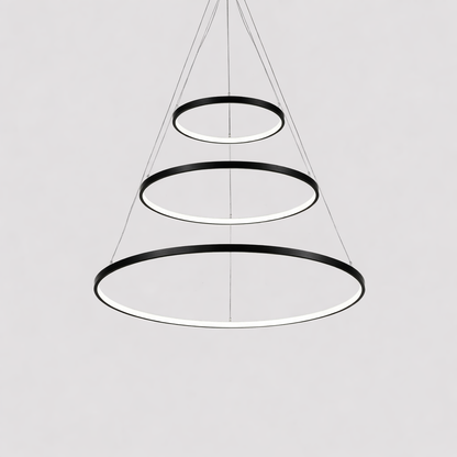 Modern LED Ring Chandelier Fixture | Zelnico