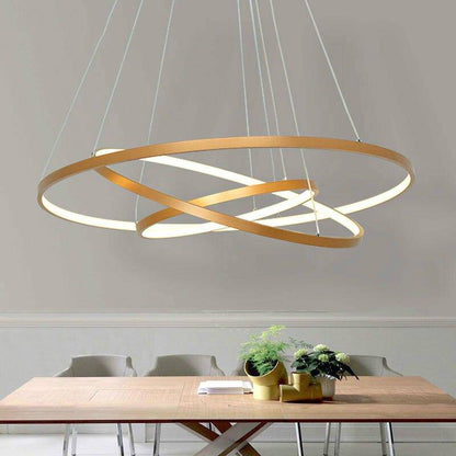 Modern LED Ring Chandelier Fixture | Zelnico