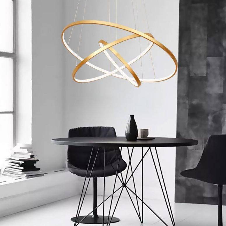 Modern LED Ring Chandelier Fixture | Zelnico