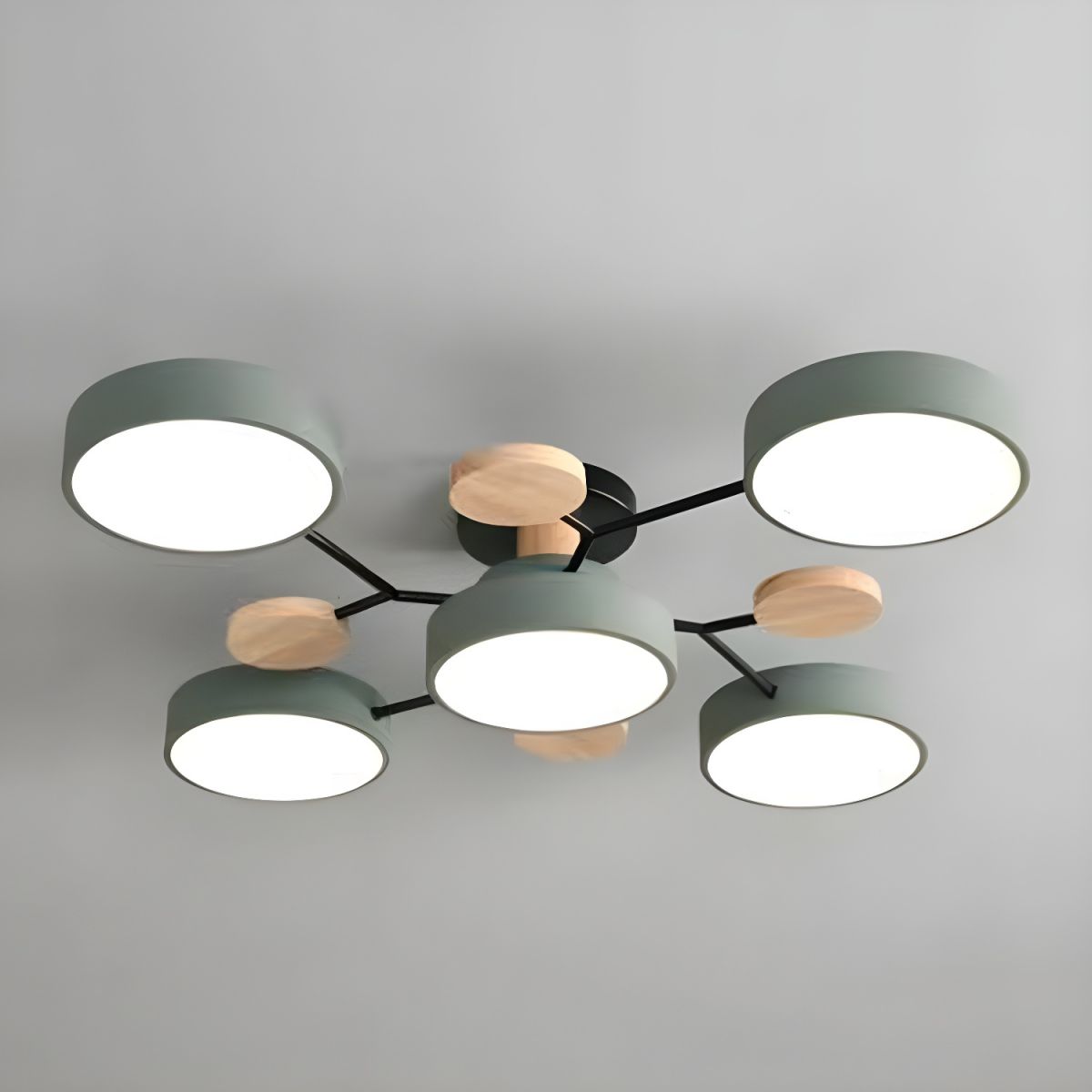 Modern LED Semi Flush Ceiling Light for Living Room | Lurexa