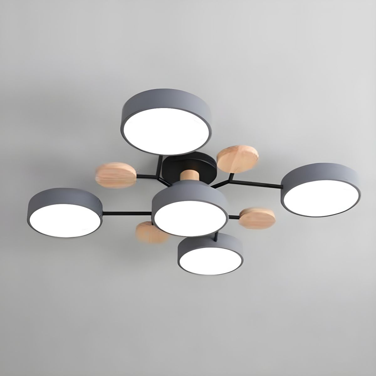 Modern LED Semi Flush Ceiling Light for Living Room | Lurexa