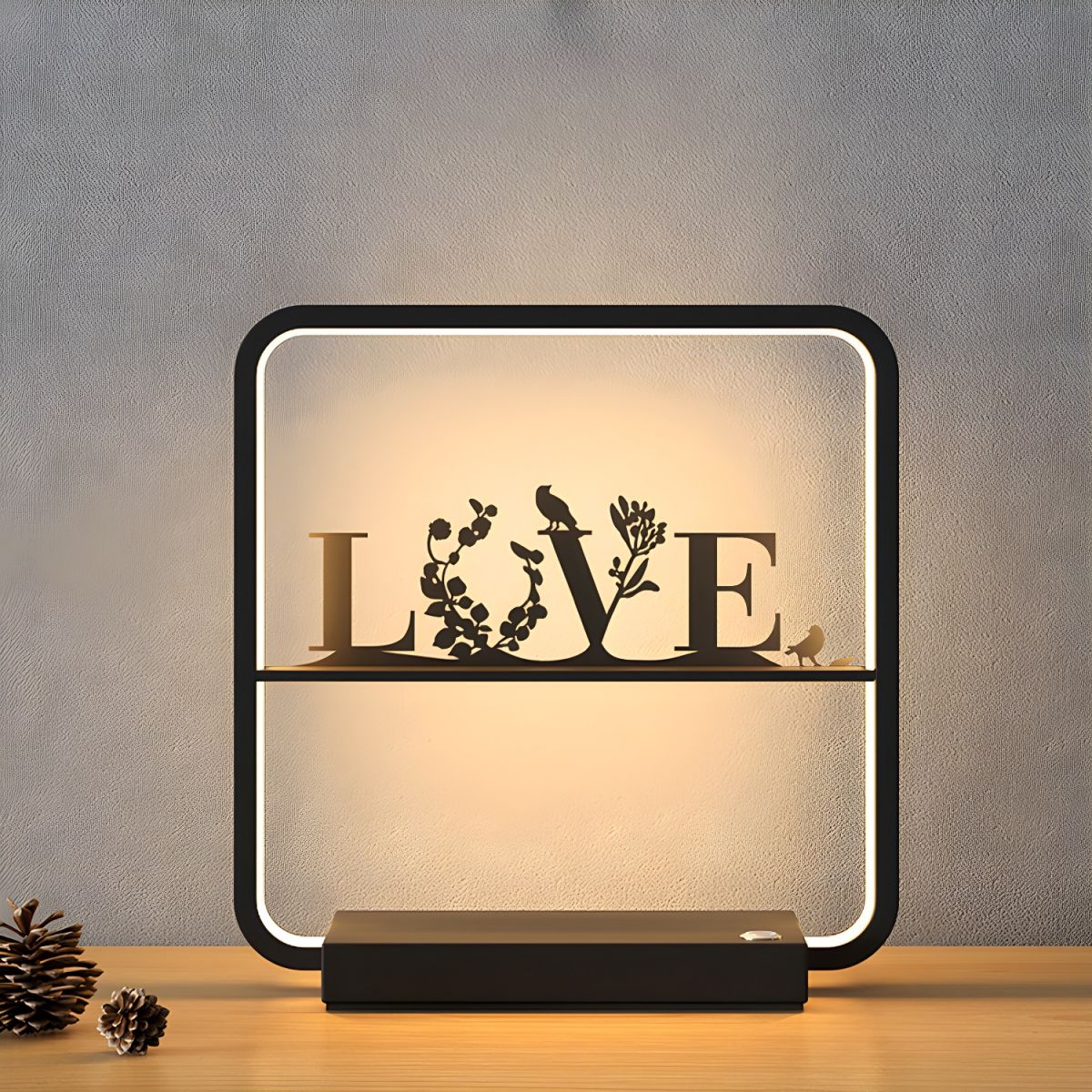 Modern LED Table Lamp with Wireless Charging | Lamura