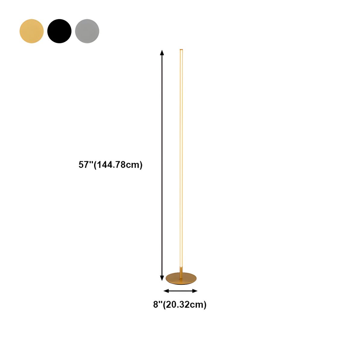 Modern Linear Metal Floor Lamp Design | Jelrixo