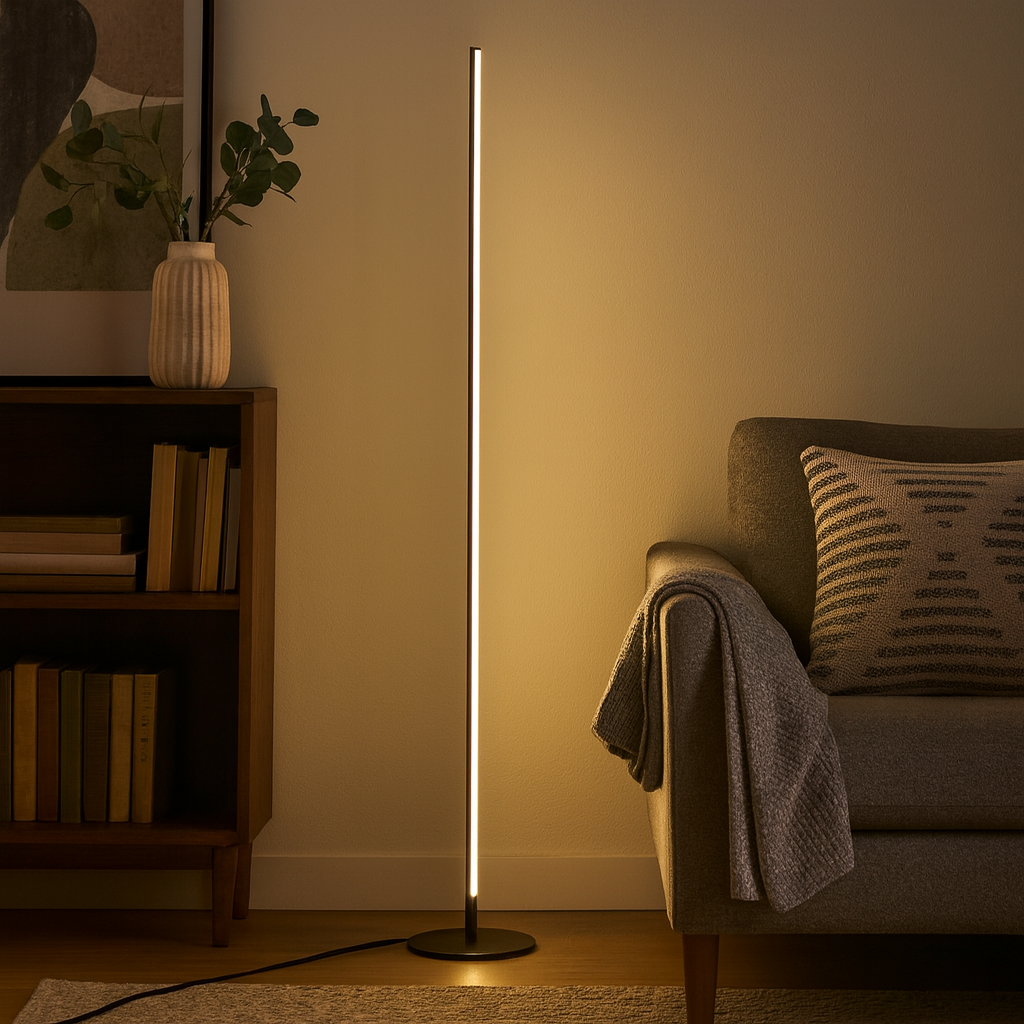Modern Linear Metal Floor Lamp Design | Jelrixo