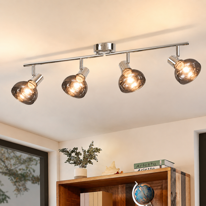 Modern Linear Track Light Curved Wall Sconce Flush Mount | Xavira