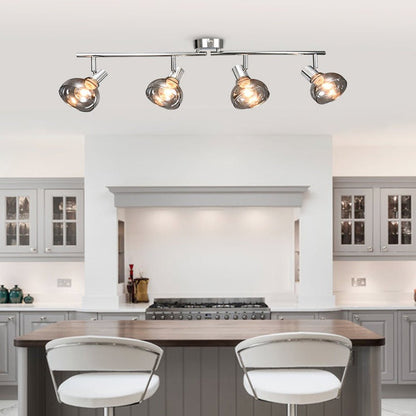 Modern Linear Track Light Curved Wall Sconce Flush Mount | Xavira