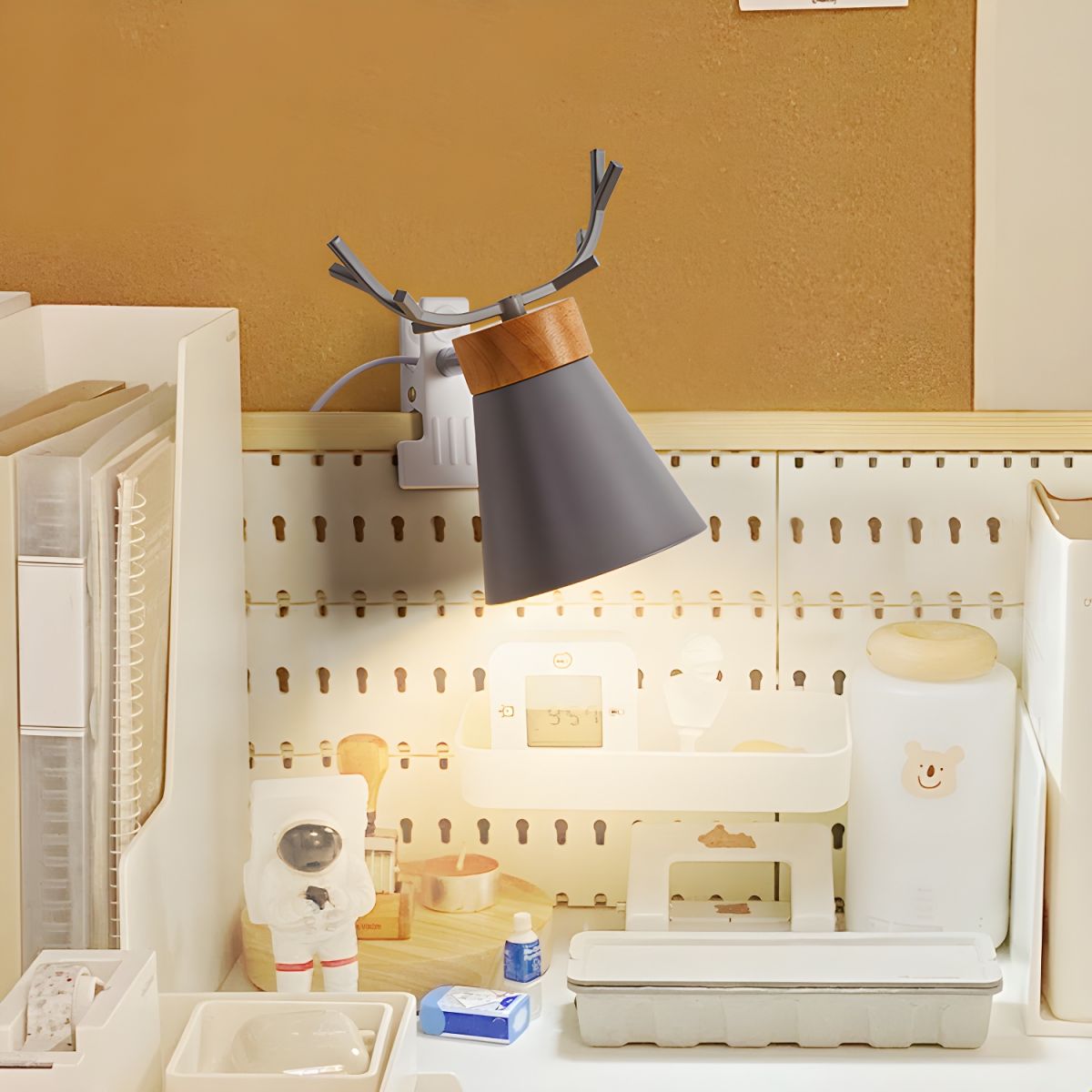 Modern Macaron Style Clamp Base Table Lamp | Asvien