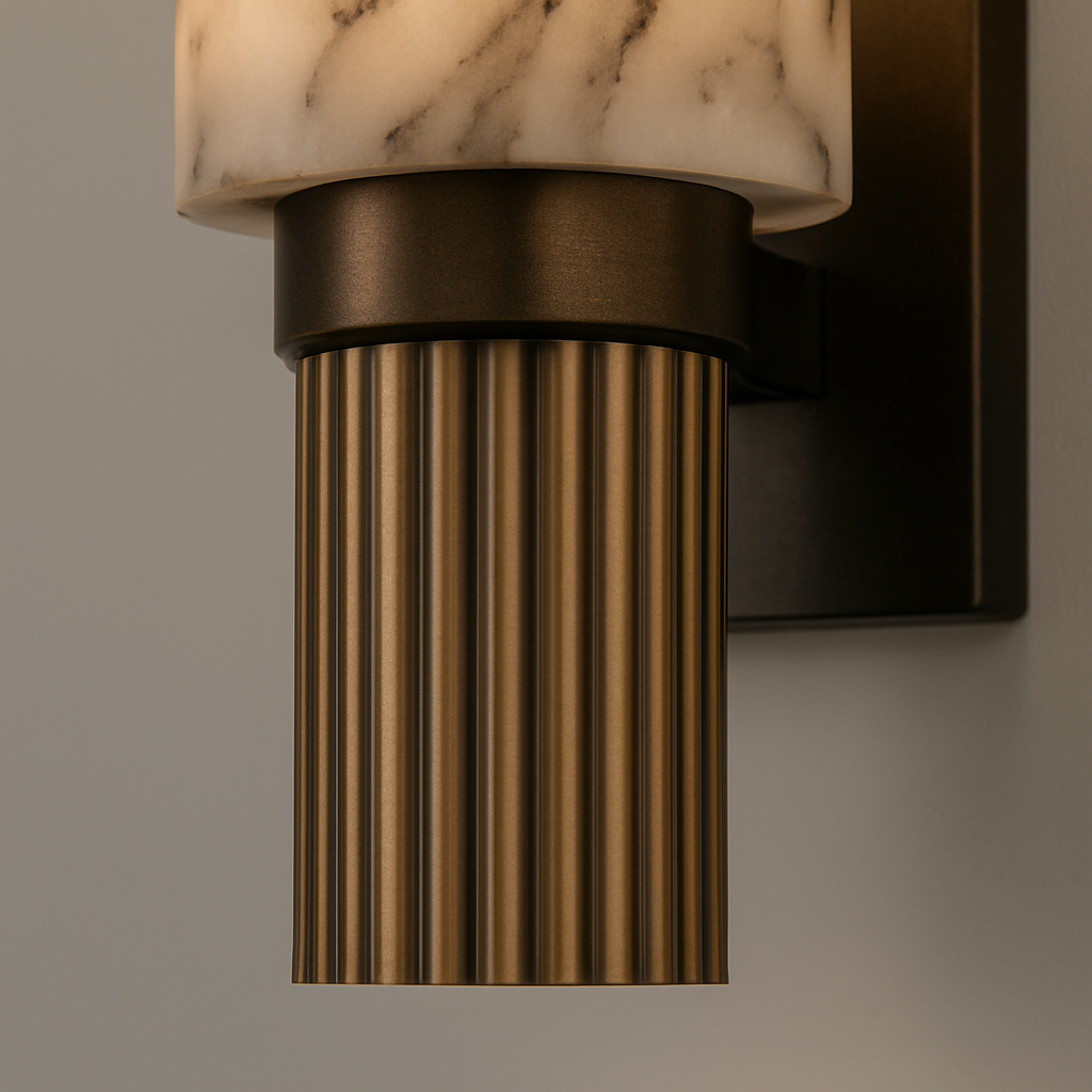 Modern Marble Stone LED Wall Light for Interiors | Marvelle