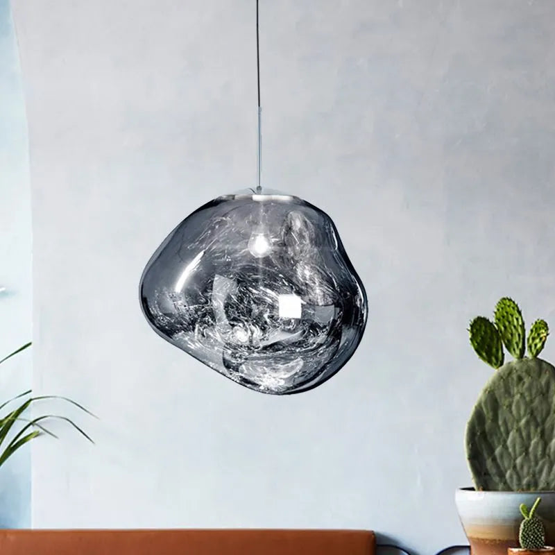 Modern Melt Acrylic Lava Style Pendant Light | Lumara