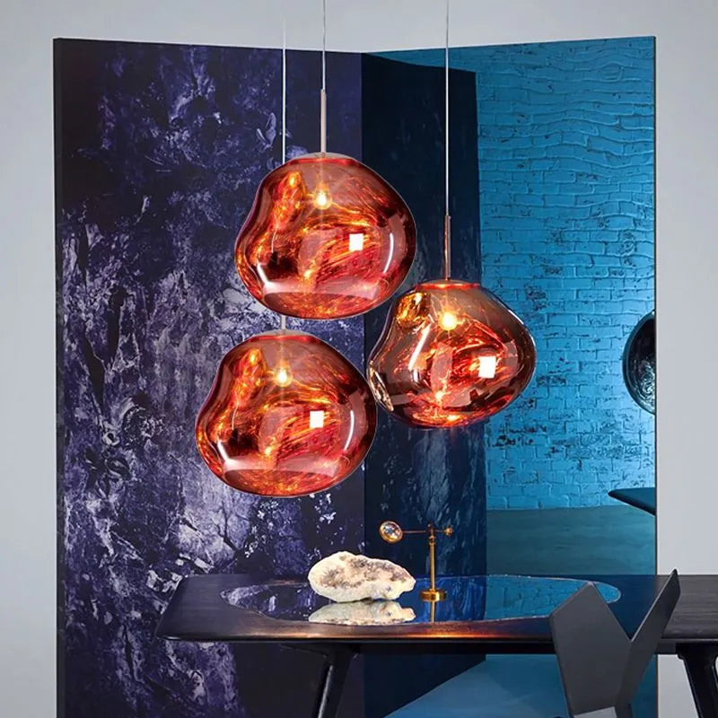 Modern Melt Acrylic Lava Style Pendant Light | Lumara