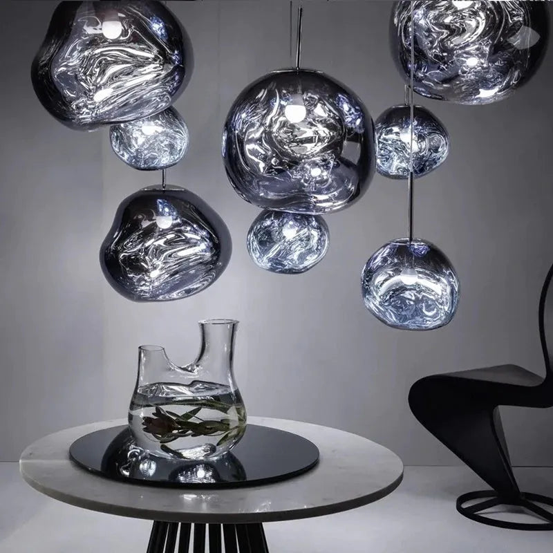 Modern Melt Acrylic Lava Style Pendant Light | Lumara