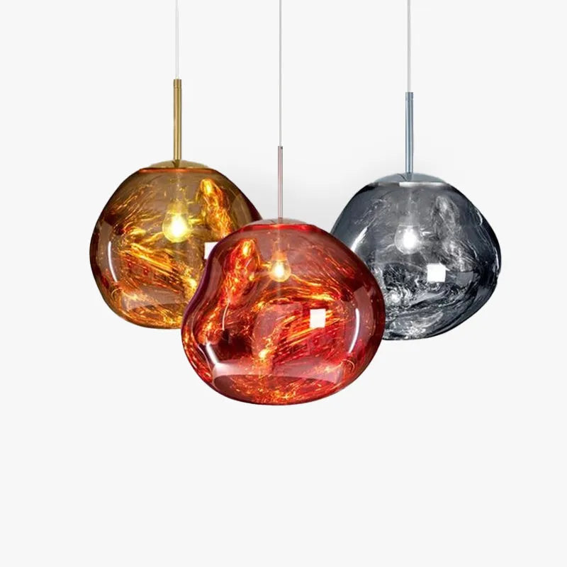 Modern Melt Acrylic Lava Style Pendant Light | Lumara