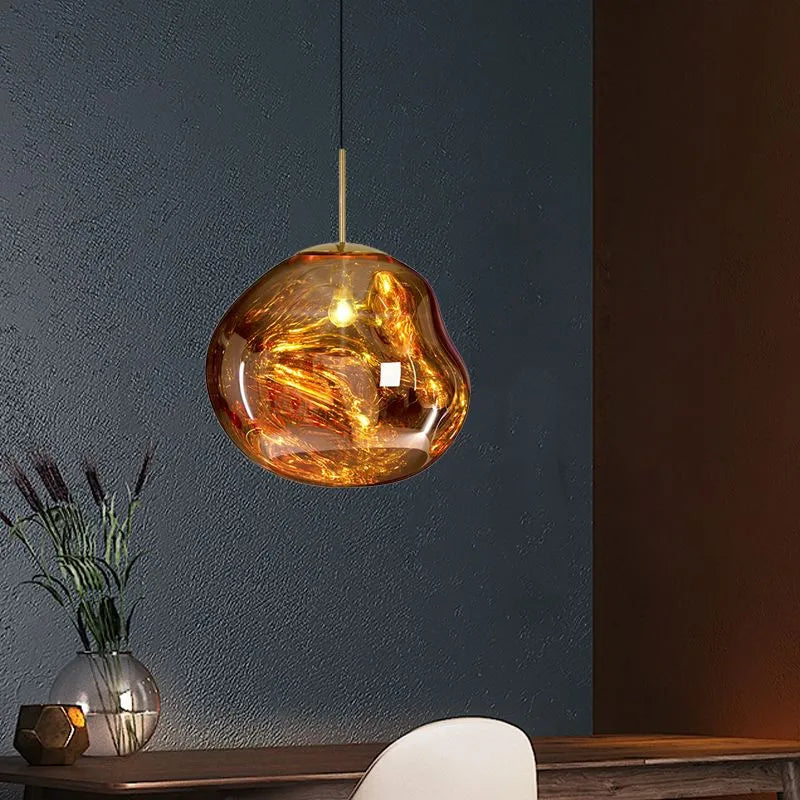 Modern Melt Acrylic Lava Style Pendant Light | Lumara