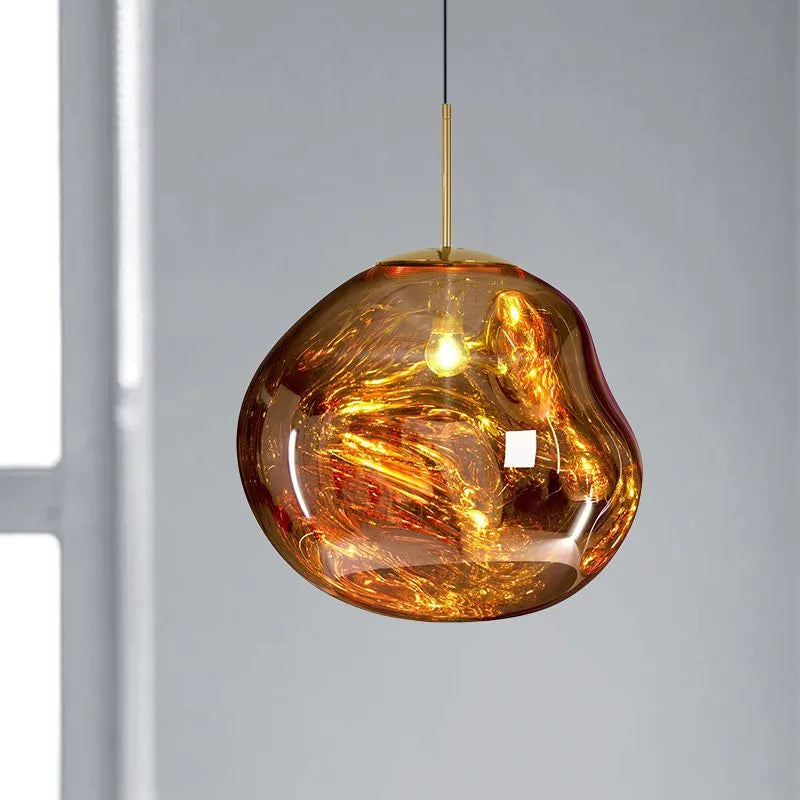 Modern Melt Acrylic Lava Style Pendant Light | Lumara