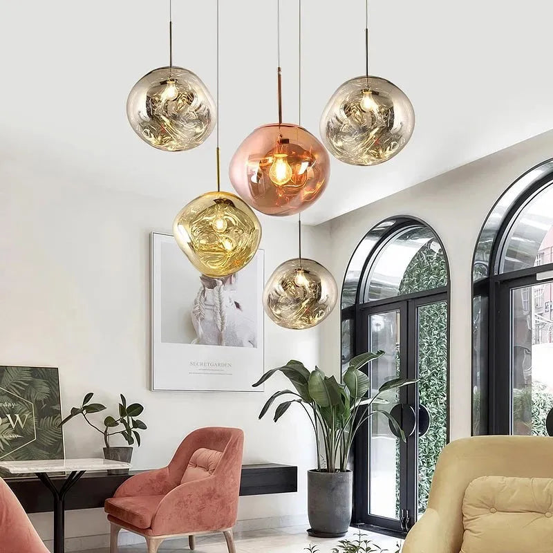 Modern Melt Acrylic Lava Style Pendant Light | Lumara
