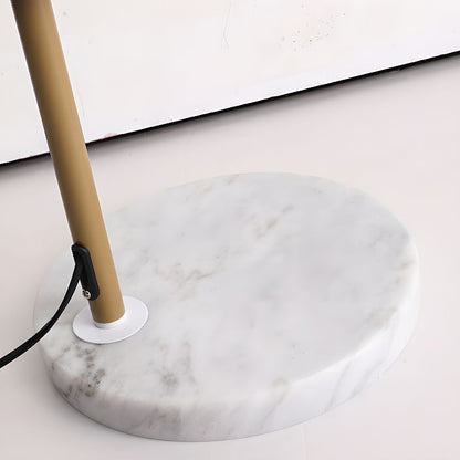 Modern Metal Arc Floor Lamp With Fabric Shade Lighting | Lanviro
