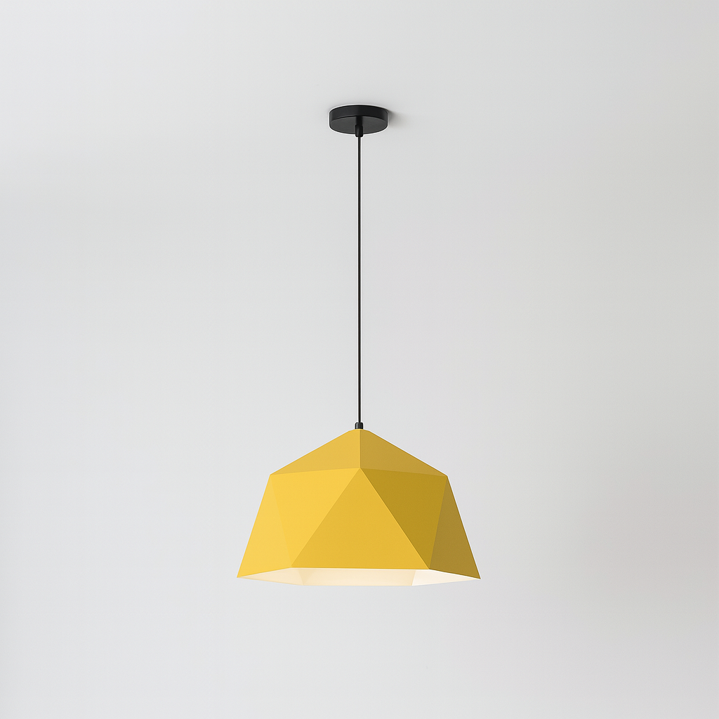 Modern Metal Diamond Pendant Light for Interiors | Zanviro