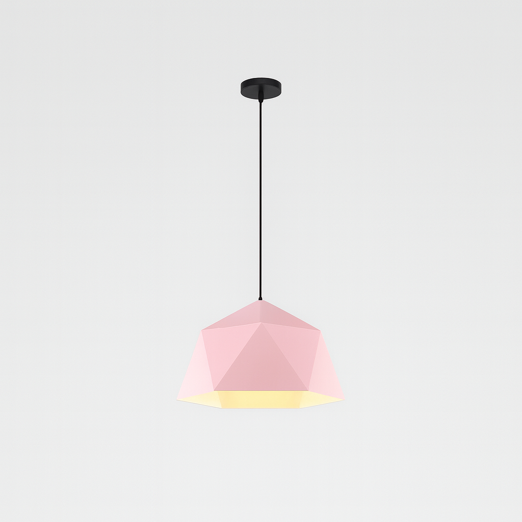 Modern Metal Diamond Pendant Light for Interiors | Zanviro