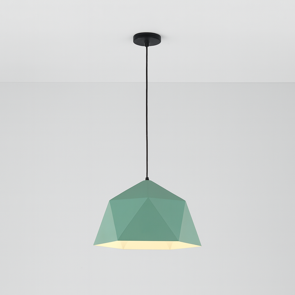 Modern Metal Diamond Pendant Light for Interiors | Zanviro