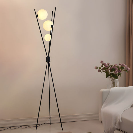 Modern Metal Floor Lamp With Ambient Lighting | Castira