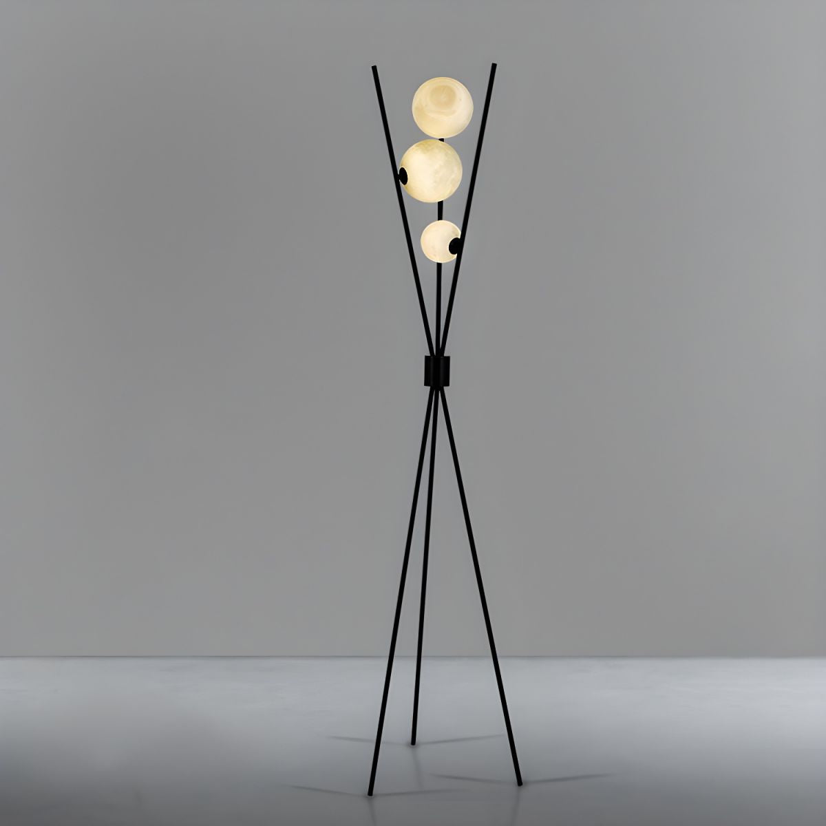 Modern Metal Floor Lamp With Ambient Lighting | Castira