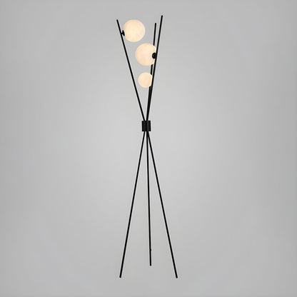 Modern Metal Floor Lamp With Ambient Lighting | Castira