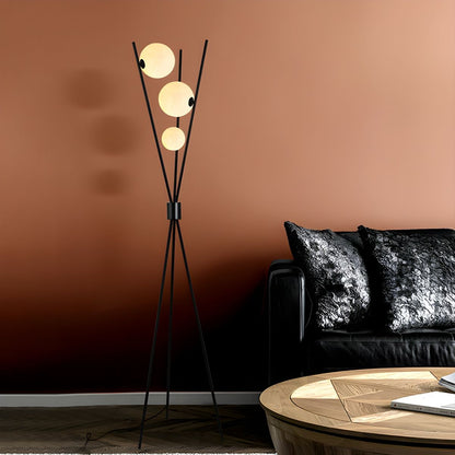 Modern Metal Floor Lamp With Ambient Lighting | Castira