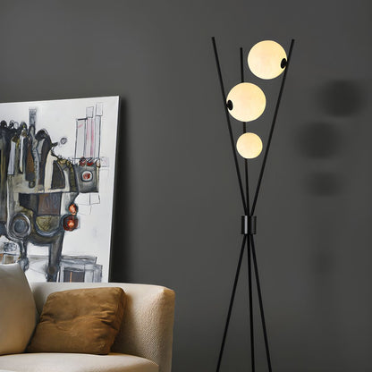 Modern Metal Floor Lamp With Ambient Lighting | Castira