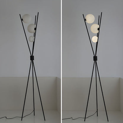 Modern Metal Floor Lamp With Ambient Lighting | Castira