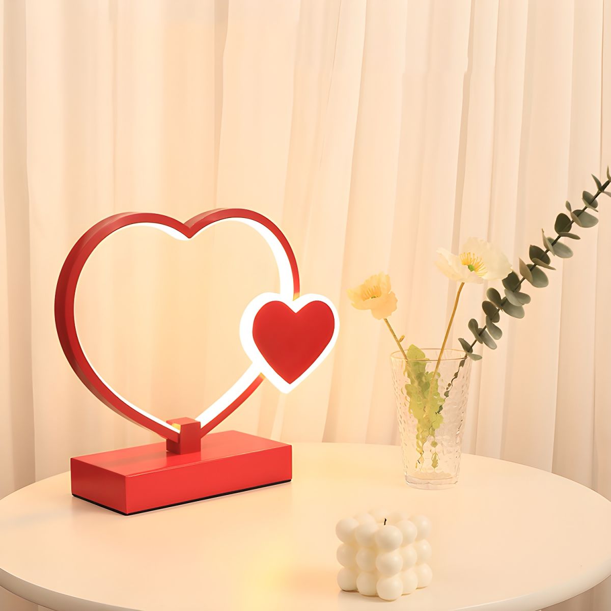 Modern Metal LED Table Lamp for Bedroom | Lumira