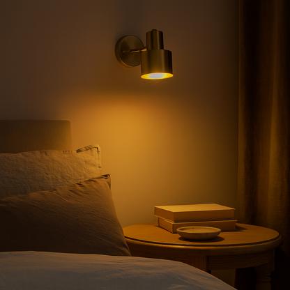 Modern Metal LED Wall Light for Living Rooms | Sconix