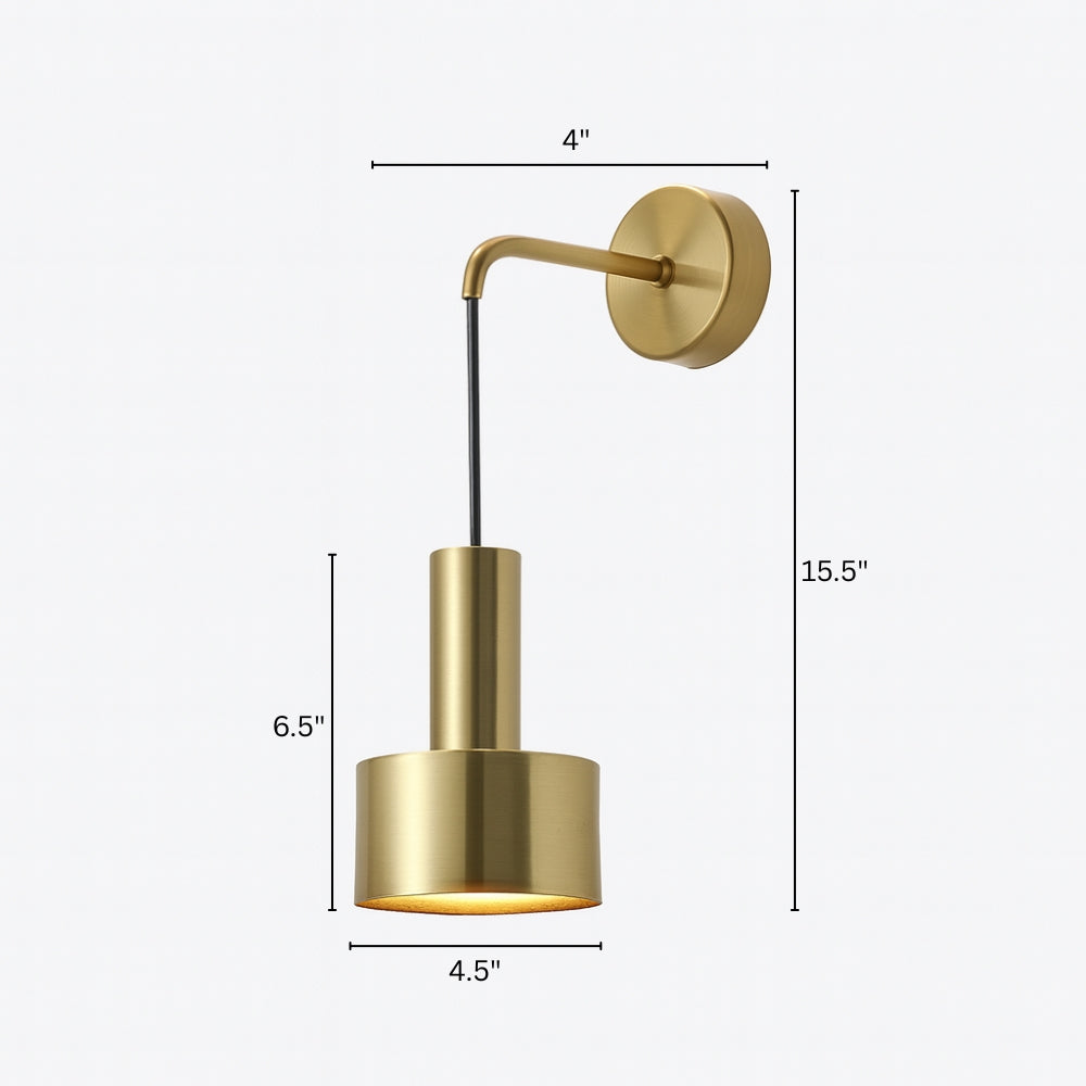 Modern Metal LED Wall Light for Living Rooms | Sconix