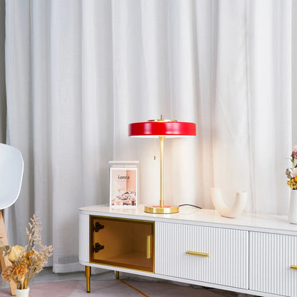 Modern Metal Shade Table Lamp with Acrylic Diffuser | Delore