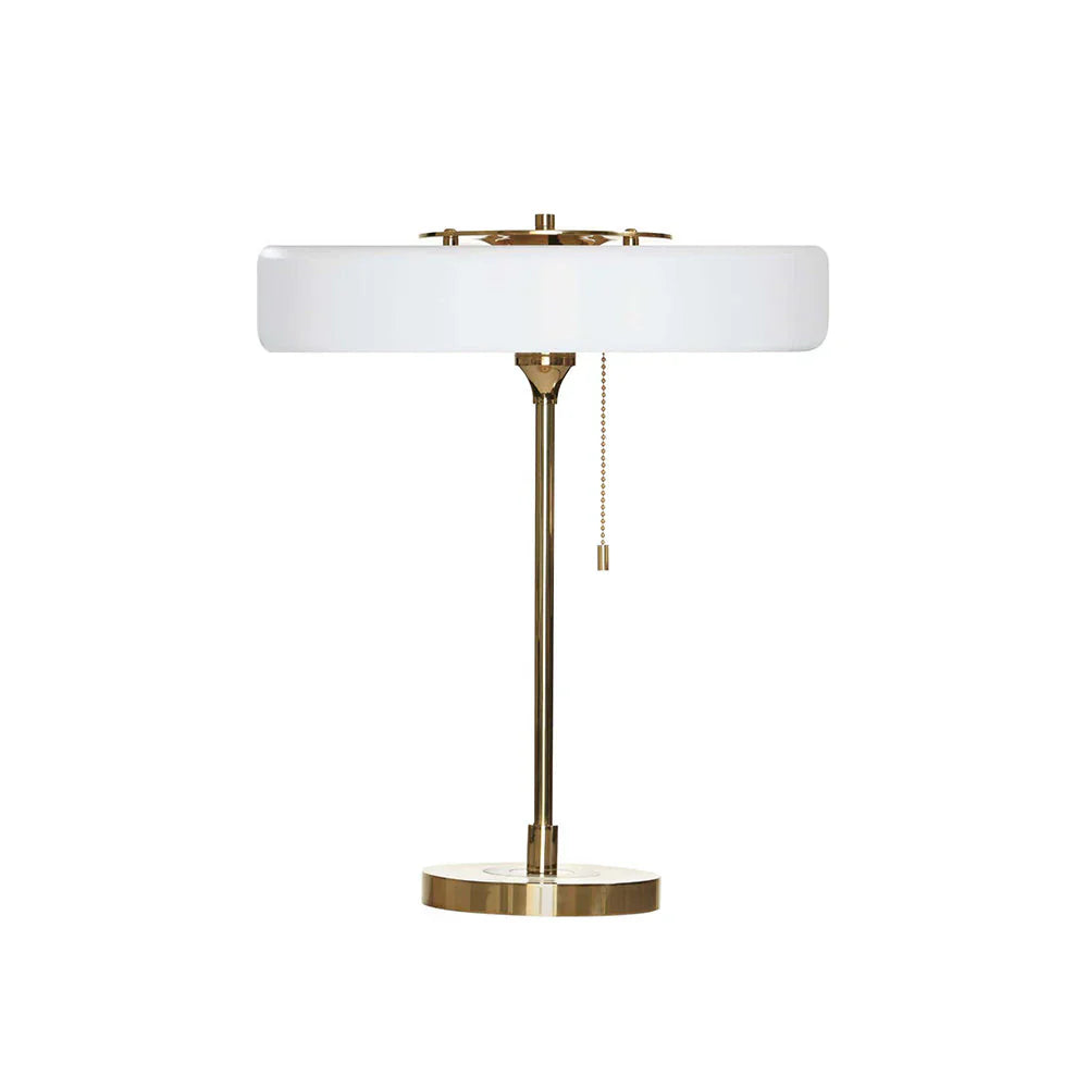 Modern Metal Shade Table Lamp with Acrylic Diffuser | Delore