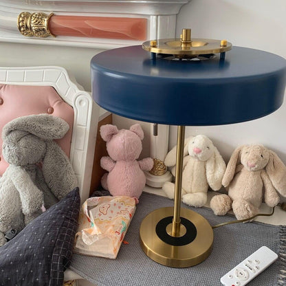 Modern Metal Shade Table Lamp with Acrylic Diffuser | Delore