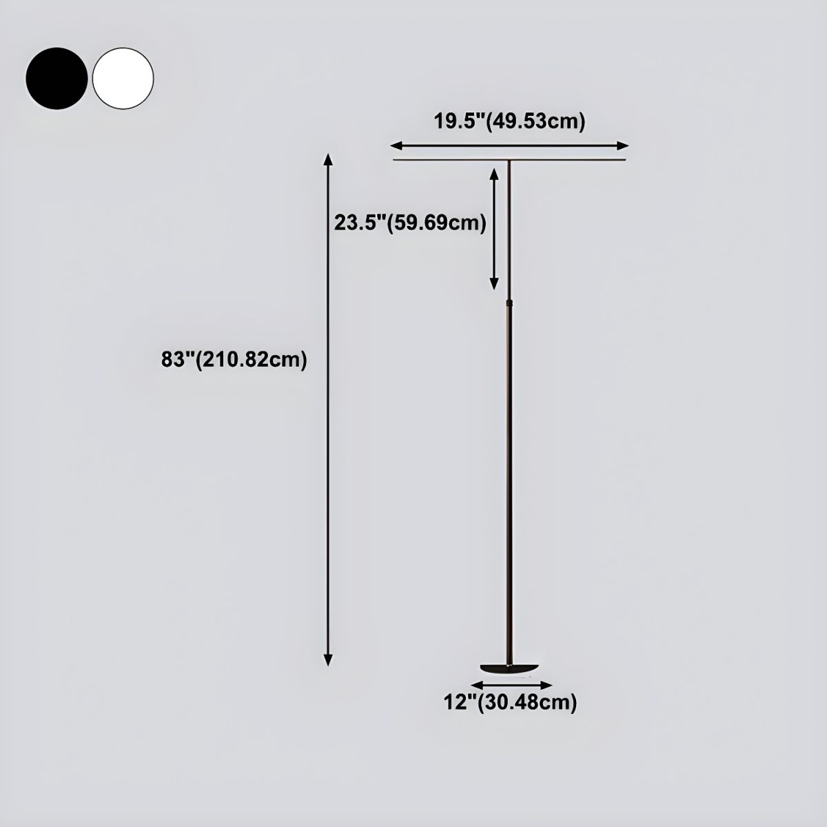 Modern Metal Tube Floor Lamp Design | Calyrix