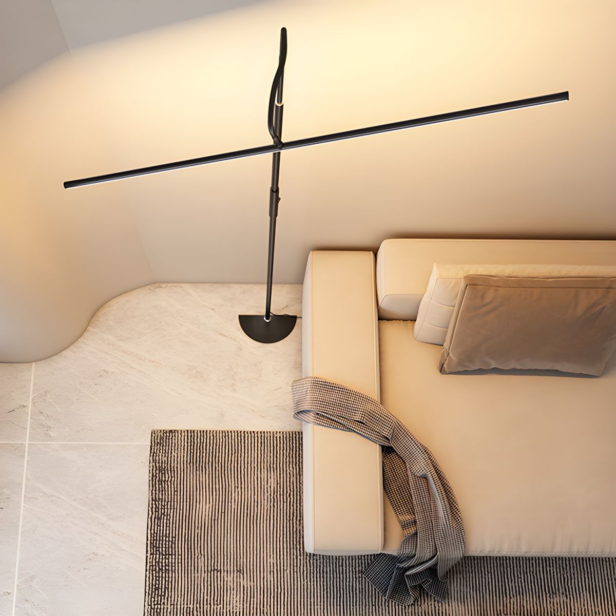 Modern Metal Tube Floor Lamp Design | Calyrix