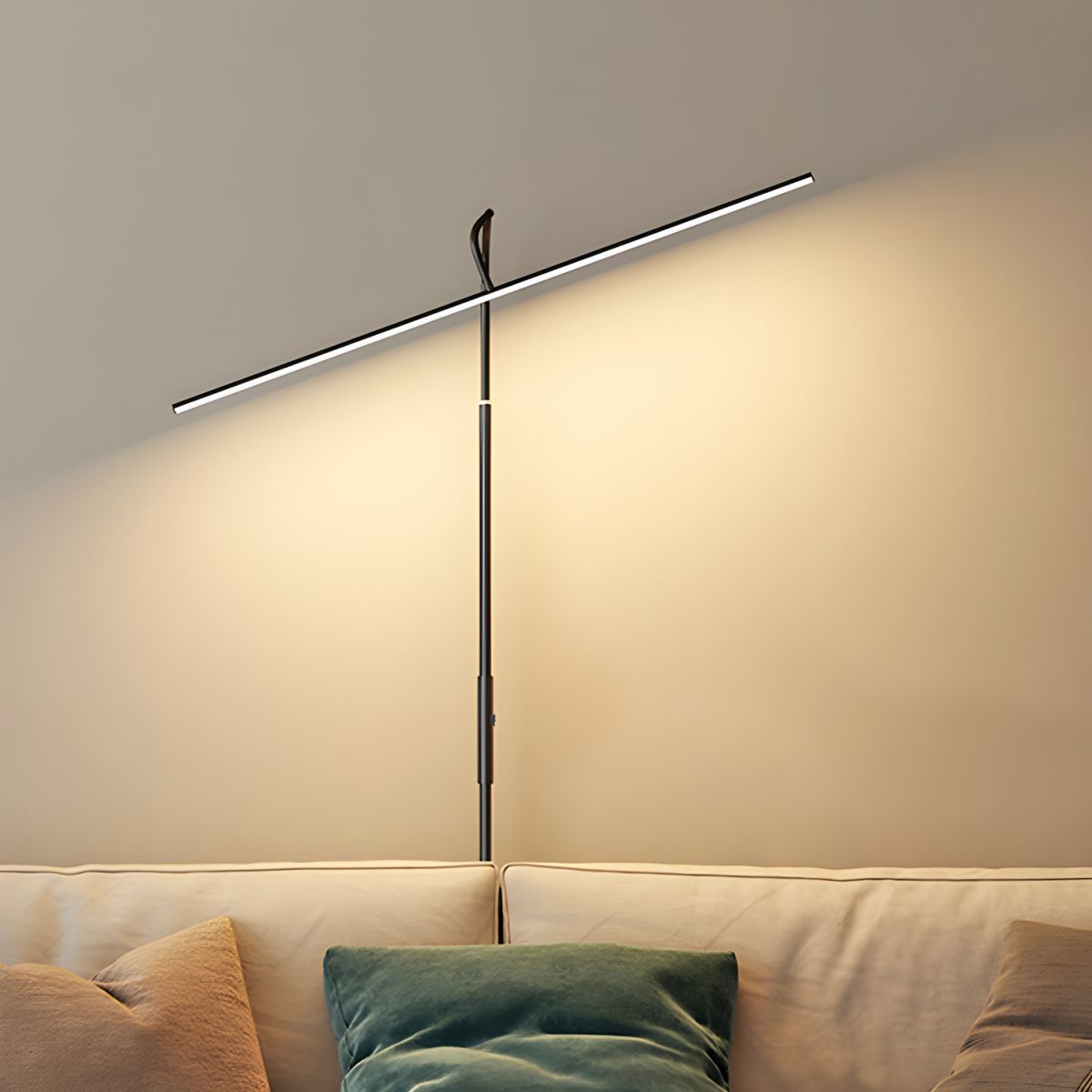 Modern Metal Tube Floor Lamp Design | Calyrix