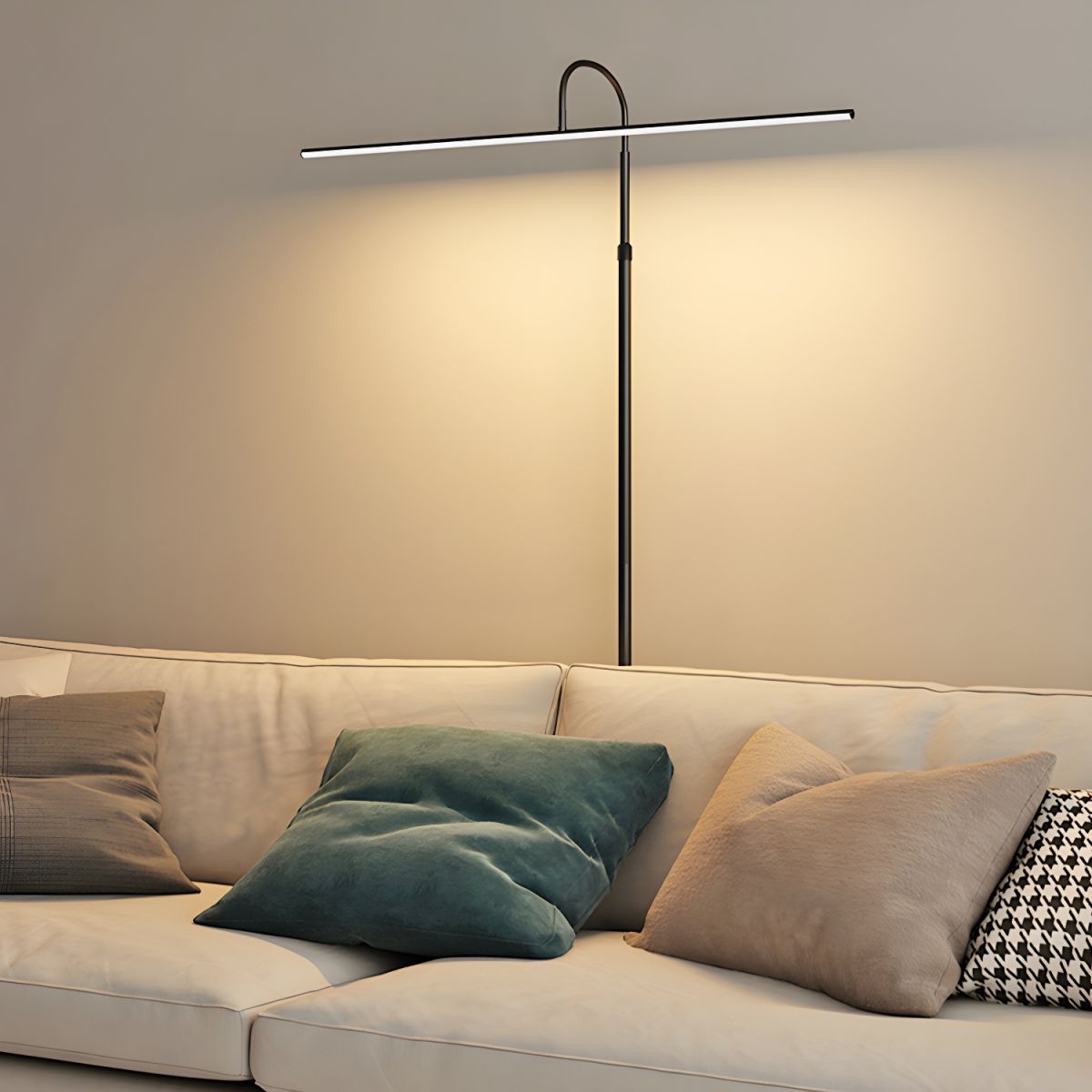 Modern Metal Tube Floor Lamp Design | Calyrix