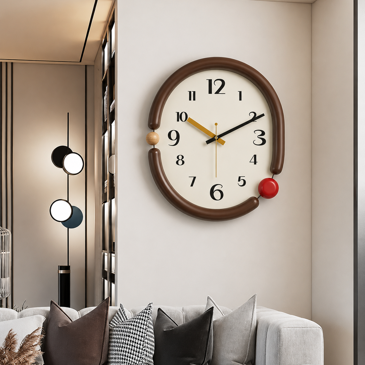 Modern Minimalist Acrylic Wall Clock Silent Quartz | Castora