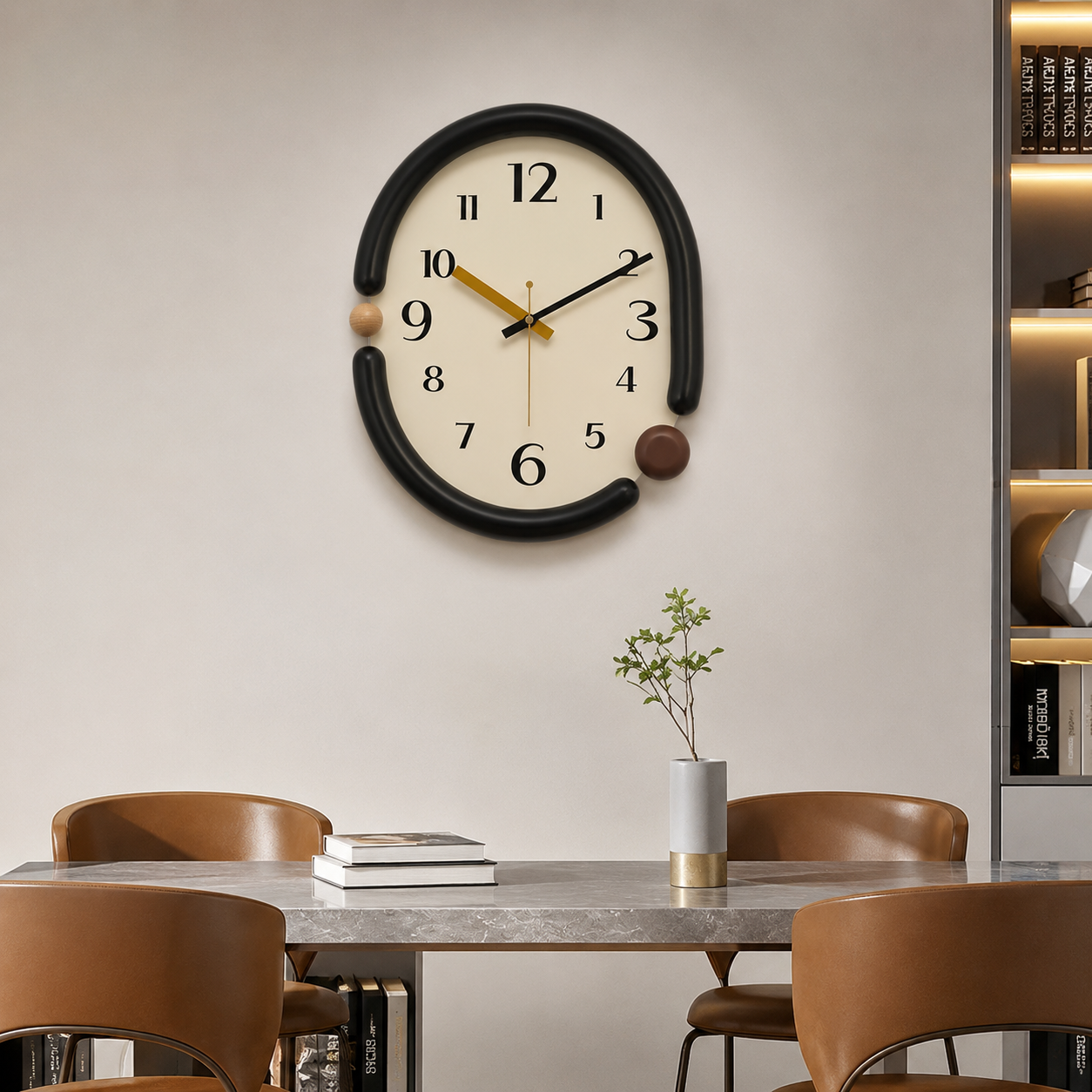 Modern Minimalist Acrylic Wall Clock Silent Quartz | Castora