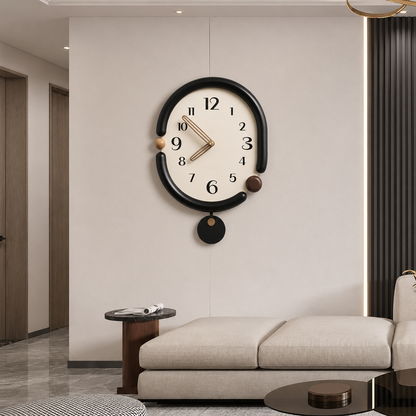 Modern Minimalist Acrylic Wall Clock Silent Quartz | Castora