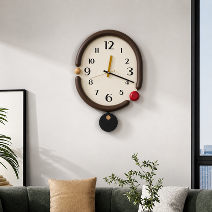 Modern Minimalist Acrylic Wall Clock Silent Quartz | Castora