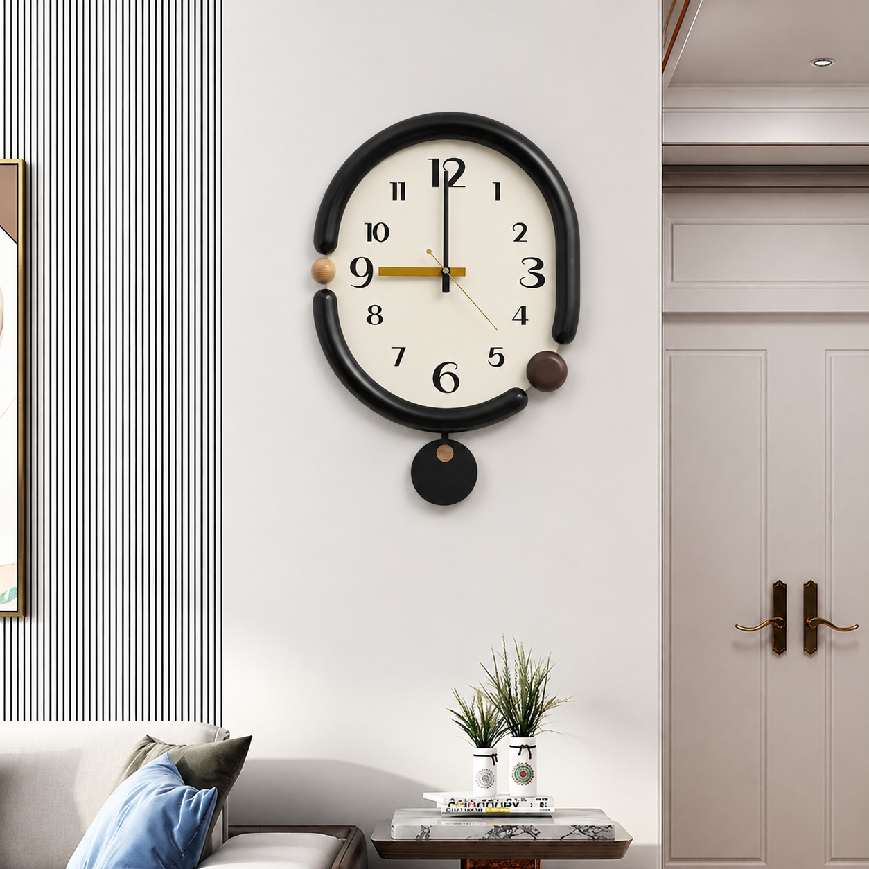 Modern Minimalist Acrylic Wall Clock Silent Quartz | Castora