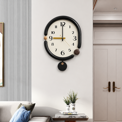 Modern Minimalist Acrylic Wall Clock Silent Quartz | Castora