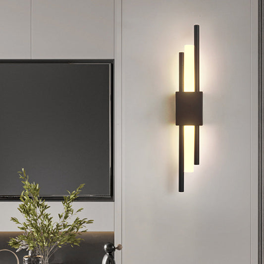 Modern Minimalist Iron Acrylic Indoor Wall Light | Sconara