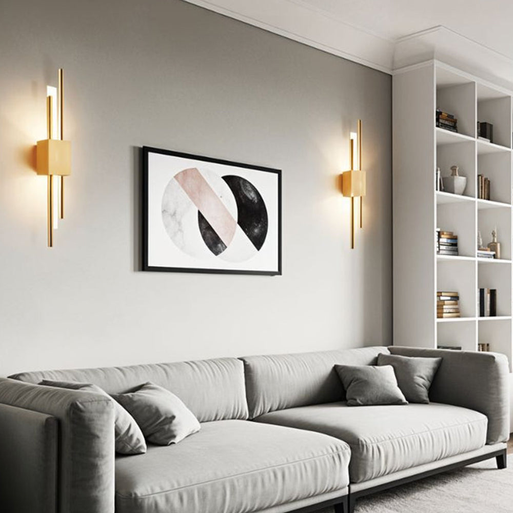 Modern Minimalist Iron Acrylic Indoor Wall Light | Sconara