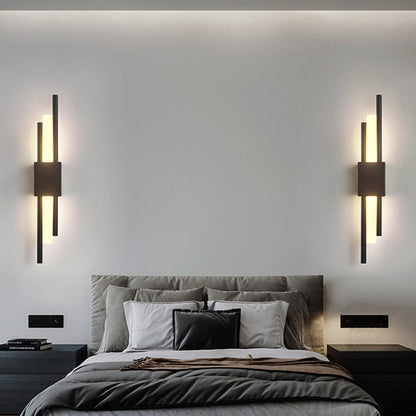 Modern Minimalist Iron Acrylic Indoor Wall Light | Sconara